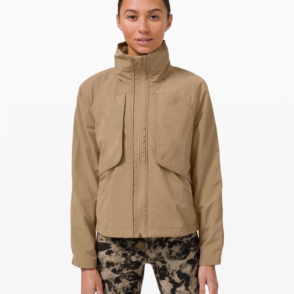 Lululemon Always Effortless Jacket in Khaki
